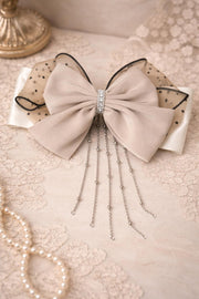 Chic Tassel Bow Clip