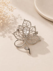 Celeste Bloom Cat-Eye Pearl Brooch