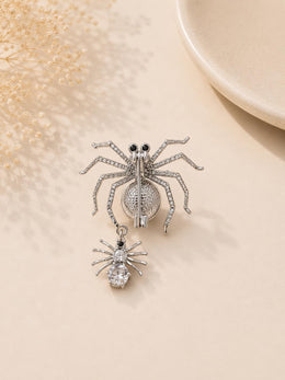 Pearly Spider Brooch