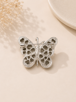 The Iridescent Abalone Butterfly Brooch