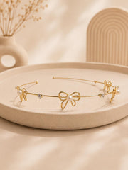 Luxe Pearl Bow Hairband