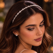 Bracket Cut Crystal Luxe Hairband