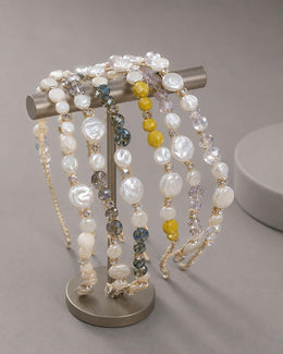 Mother of Pearl Featherlight Hairband Collection