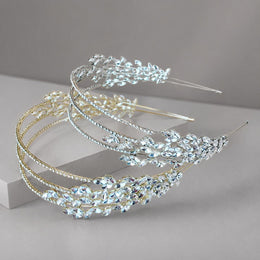 Celeste Triple Crystal Luxe Hairband