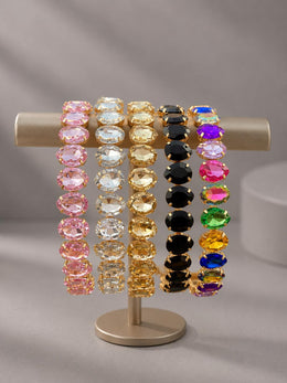 Luxe Oval Crystal Embellished Hairband