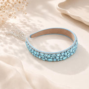 Aurora Crystal Tassel Embellished Hairband