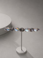 Midnight Aura Rainbow Crystal Hairband