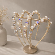 Pearl & Crystal Embellished Hairband Collection