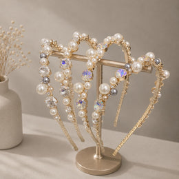 Pearl & Crystal Embellished Hairband Collection