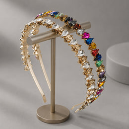 Prism Drop Crystal Embellished Hairband