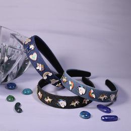 Magical Denim Unicorn Headbands