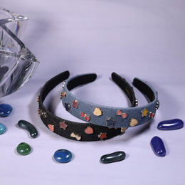 Starlight Charm Denim Headband