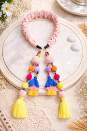 Soft Tassel Charm Kids Headband