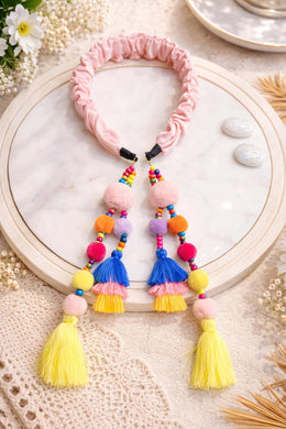 Soft Tassel Charm Kids Headband