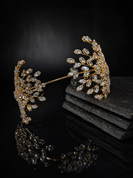 Crystal Leaf Luxe Hairband