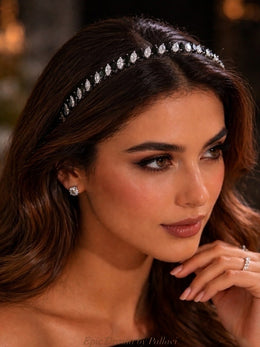 Noir Crystal Luxe Hairband