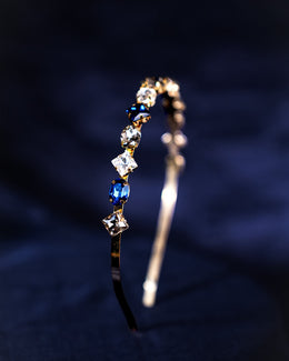 Midnight Radiance Swarovski Hairband