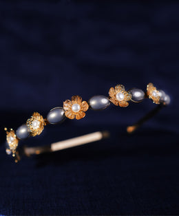 Luxe Bloom Cat-Eye Hairband