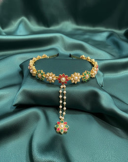 The Floral Festive Mathapatti