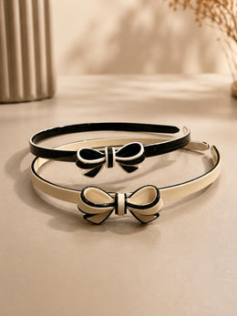 Minimal Bow Accent Hairbands
