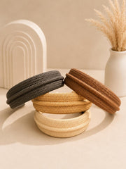 Textured Woven Classic Hairbands