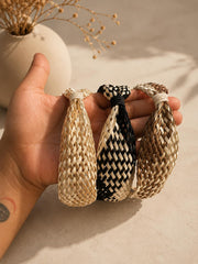 Braided Dual-Tone Knot Hairbands