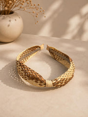 Braided Dual-Tone Knot Hairbands