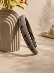 Embroidered Heart Padded Hairbands