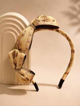 Royal Bow Brocade Hairbands