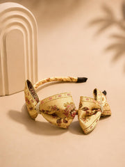 Royal Bow Brocade Hairbands