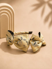 Royal Bow Brocade Hairbands