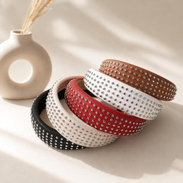 Metallic Studded Statement Hairbands