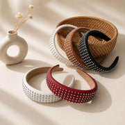 Metallic Studded Statement Hairbands