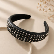 Metallic Studded Statement Hairbands