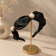 Pearl Embellished De-Structured Hairbands