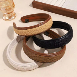 Faux Leather Textured Hairband