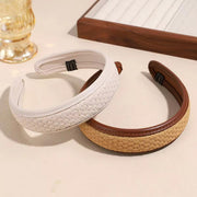 Faux Leather Textured Hairband