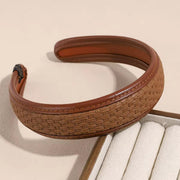 Faux Leather Textured Hairband