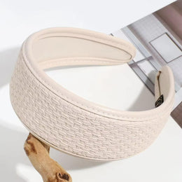 Broad Textured Statement Hairbands