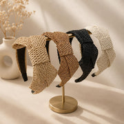 Side Bow Woven Hairbands