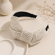 Side Bow Woven Hairbands