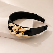Luxe Gold Chain Accent Hairband