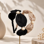 Pearl Embellished De-Structured Hairbands