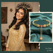 The Floral Festive Mathapatti