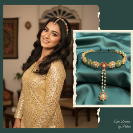 The Floral Festive Mathapatti