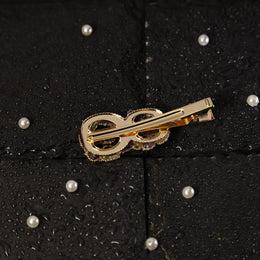 Infinity Semi-Precious Stone Hair Pin