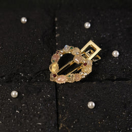 Elegant Heart-Shaped Hair Pin